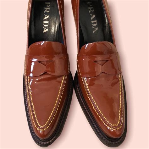 vero cuoio prada cloth loafers|Prada cuoio leather.